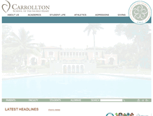 Tablet Screenshot of carrollton.org
